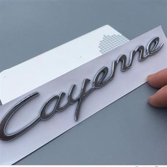 Logo Cayenne Original Sticker Coffre Voiture Emblème Badge Insigne Autocollant Pour Porsche