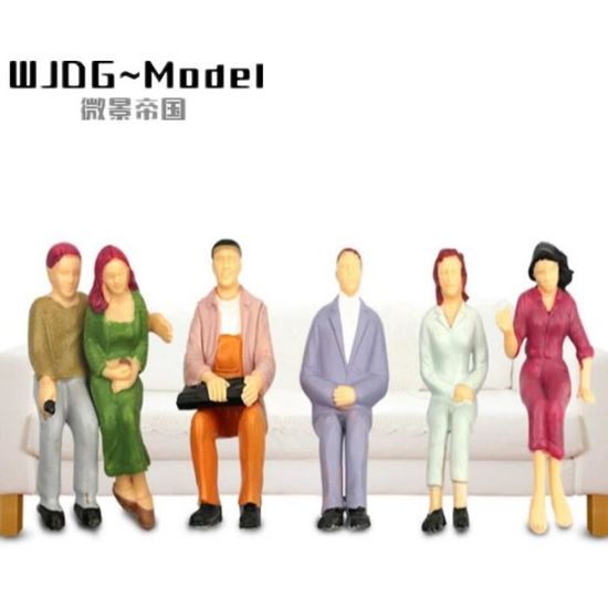P4305 20pcs Modèle 1:43 Peint Des Personnages Debout Gauge Passager Personnes EB - Foto 9