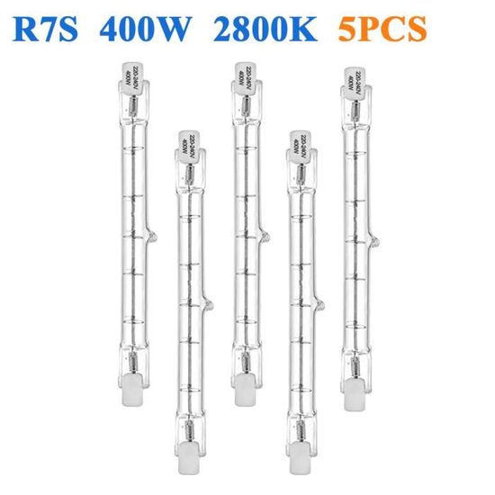 Ampoule Halogène R7s 330W General Electric - Équivalent 500W - Blanc - Réf. 76527