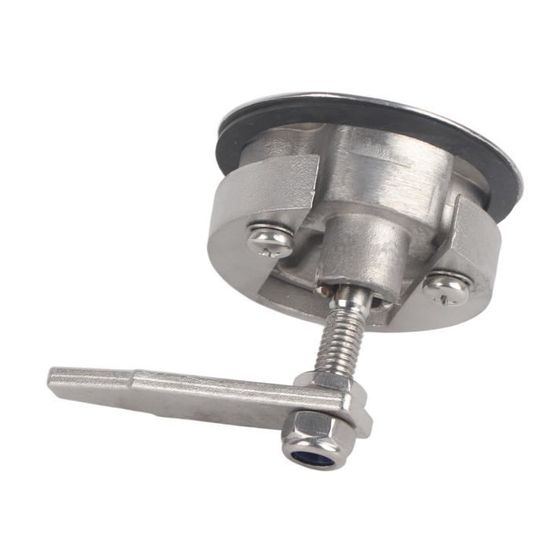 Loquet à Came Pour Bateau En Acier Inoxydable 316 - Trappe De Casier Marin - 7x8cm - Argent