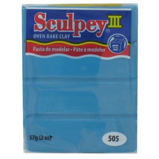 Argile Polymère Sculpey III Gris éléphant - Pâte à Modeler Cuisson Au Four, Pour Bijoux Et Sculptures
