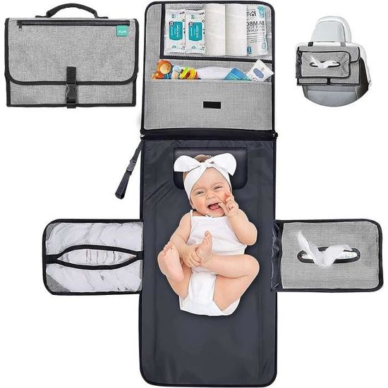 Baby Dyoli Sac a langer bebe de voyage XL. Ce sac pour changer les couches est un sac demontable avec 6 pochettes ou trousses po62 Cdiscount Puericulture Eveil bebe