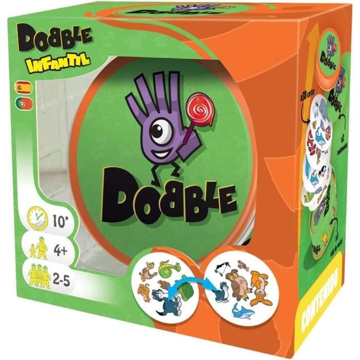 Dobble Infantil Asmodee DOKI01ES Jeu De Soci t Langue Espagnole 