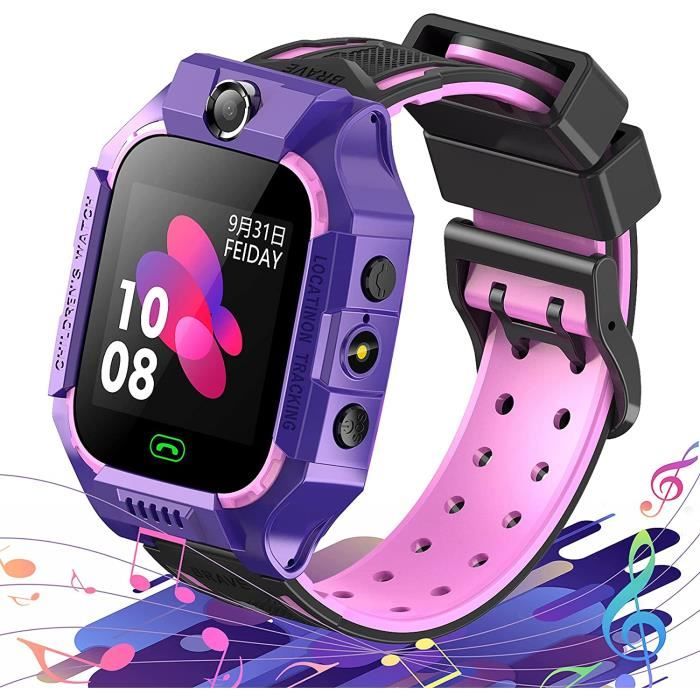 Montre connectée enfants filles 8 jeux, musique vidéo smartwatch enfant,  montre intelligente pour enfants avec téléphone sos camér - Cdiscount  Téléphonie