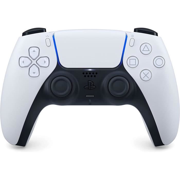 Manette PlayStation 5 officielle DualSense Sans fil Batterie rechargeable Bluetooth Compatible avec PS5 Couleur : Bicolore