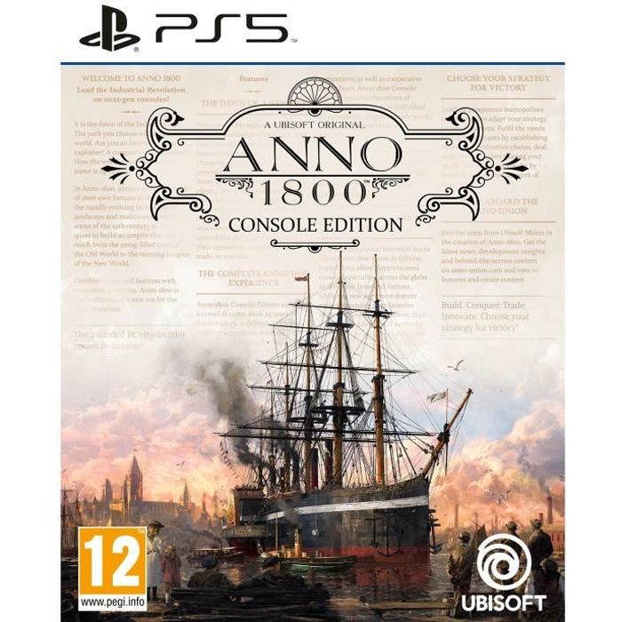 ANNO 1800 EDITION CONSOLE JEU PS5 ANNO 1800 EDITION CONSOLE JEU PS5
