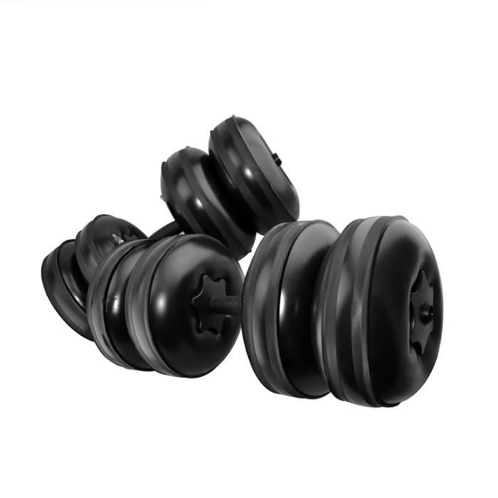 Haltères remplis d'eau 16-20KG, haltères d'entraînement pour les haltères de fitness puissants