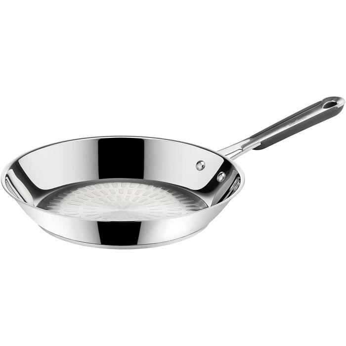 Tefal H8600714 Pro Inox Poêle 30 cm Tous Feux Dont Induction