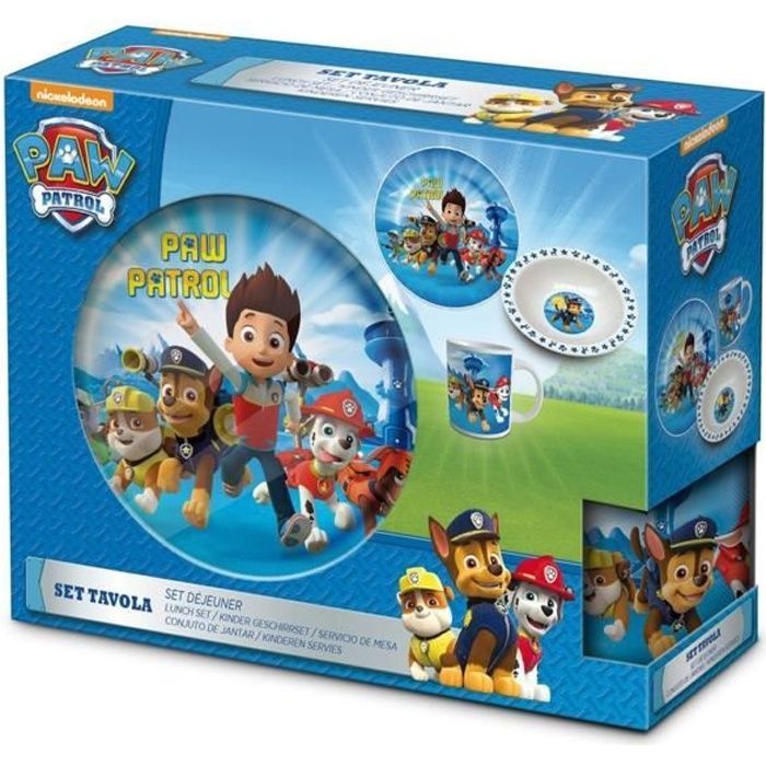 SET DEJEUNER PAT PATROUILLE