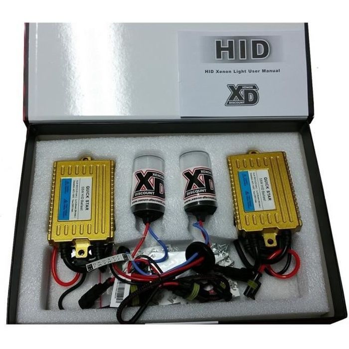 Kit xenon 55W H7 6000K QUICK START