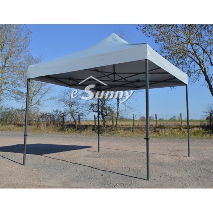 Barnum Pliant 3x3m Gris - Tente Pliante semi Pro