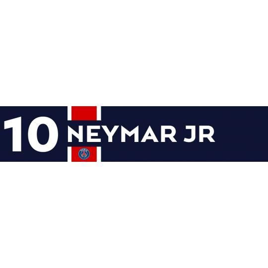 Plaque vestiaire PSG Neymar Jr 10