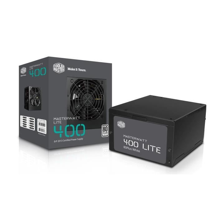 COOLER MASTER Alimentation PC MasterWatt Lite 400 - 80PLUS White