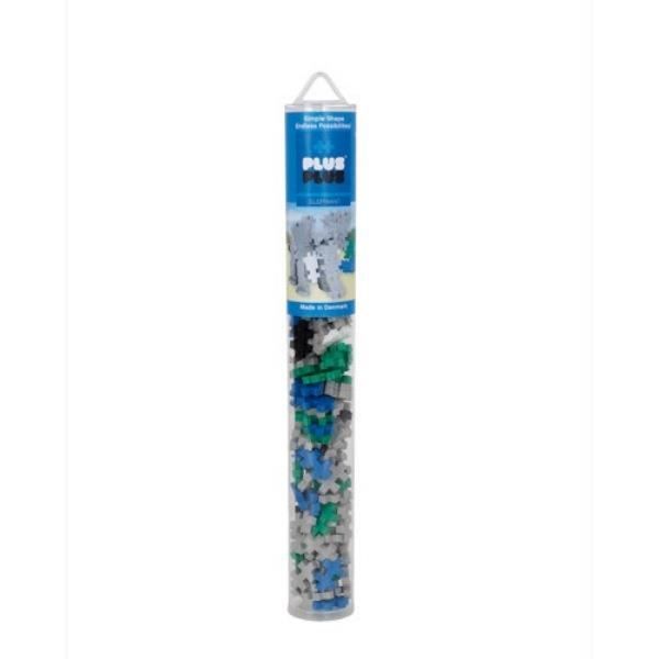 Tube Mini Eléphant 100 pièces - Plus Plus