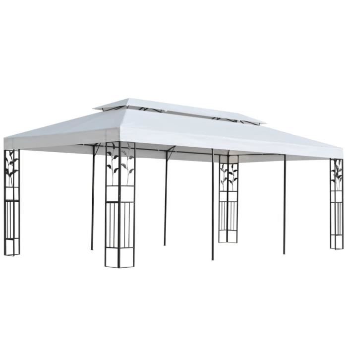 Tonnelle - Barnum 3x6 m Blanc