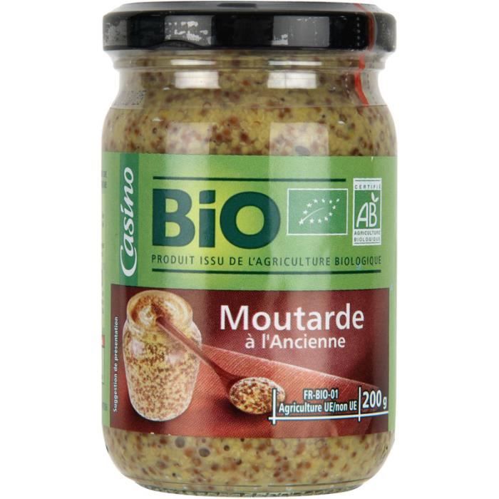 Moutarde à l'ancienne - Bio - 200g