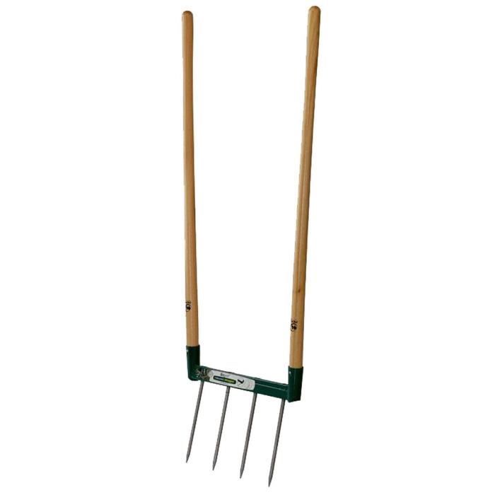 LEBORGNE Biogrif 4 dents assemblée avec manche en bois certifié PEFC 100%