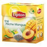 LIPTON Thé pêche à la mangue 20 sachets 36 g