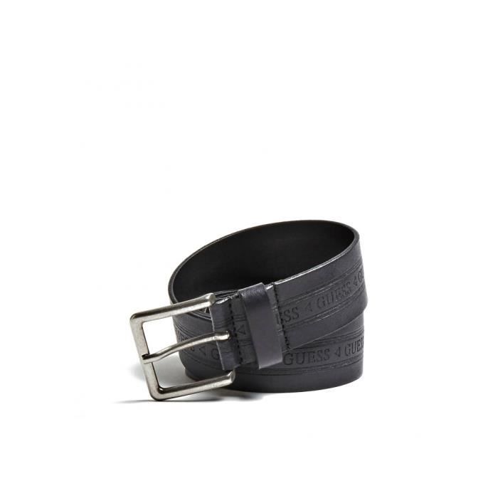 Guess Ceinture Homme en Cuir BM7176 Noir - Taille - L