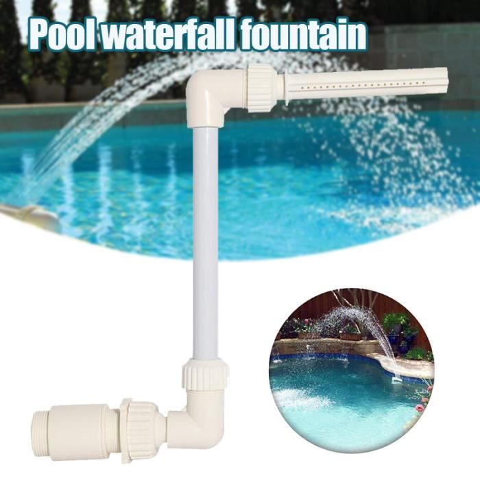 Jet d'eau Piscine Fontaine Cascade Fontaine de Piscine Pompes Durable Réglable pour Bassins de Jardin Piscine Décoration De Piscine