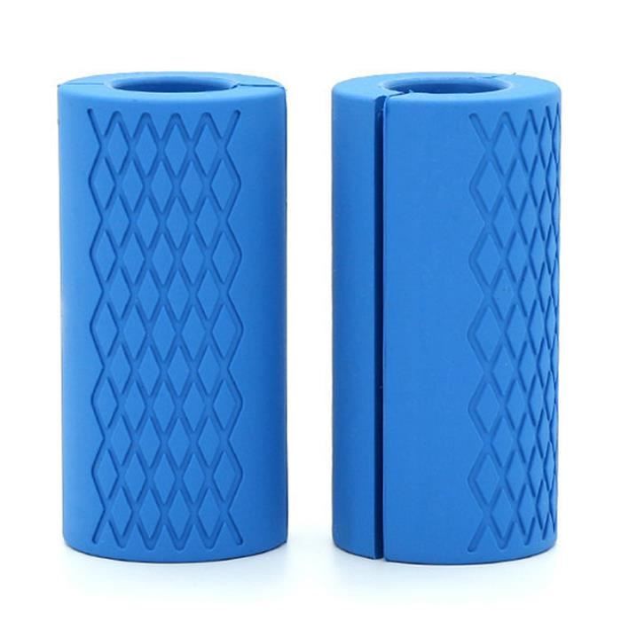 HaltÈRe PoignÉEs D'haltÈRes Silicone AntidÉRapant ProtÈGe Pad Intensifier L'haltÉRophilie Avant-Bras Graisse PoignÉE 1 Paire