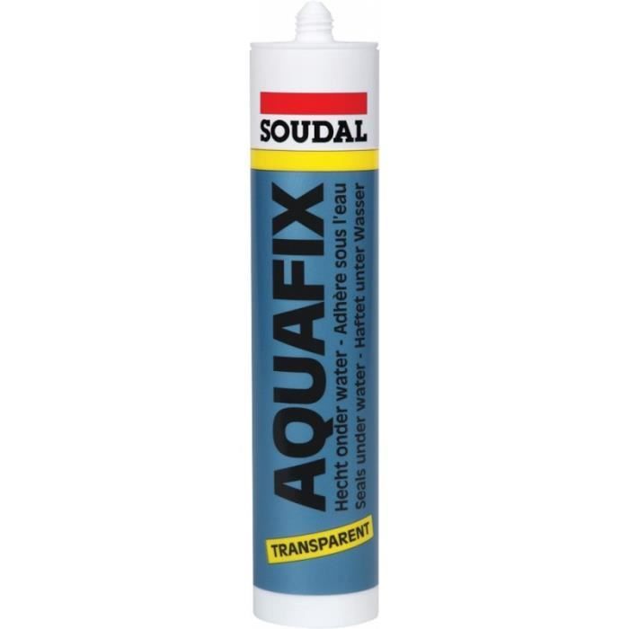 Aquafix Anti fuite 310ml, transparent SOUDAL (Par 15)