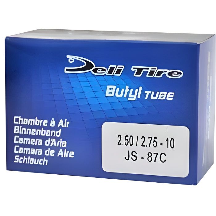 CHAMBRE AIR SCOOTER 10 ' DIRT 2.50-2.75X10 DELI (VALVE COUDEE 90°)