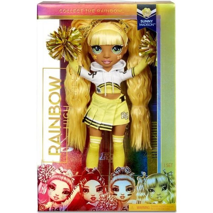 Poupée RAINBOW HIGH Sunny Madison - 28 cm - Jaune
