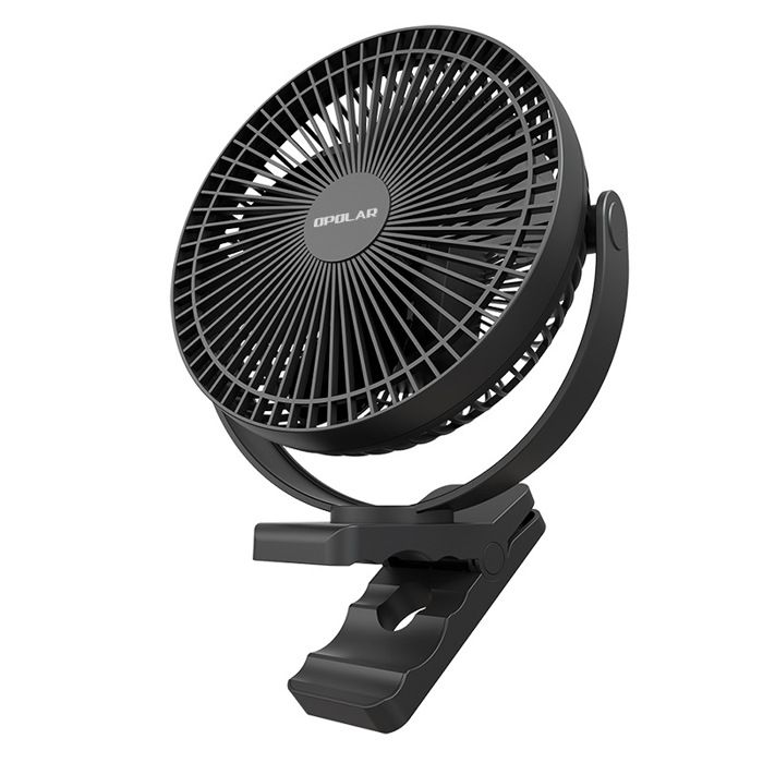 Ventilateur à Clip - NOBRAND - 20CM - 10000 mAh - 4 Vitesses - Bleu - Nobrand
