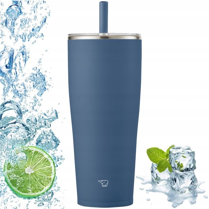 Mug Isotherme 30oz (≈890ml) Avec Paille - Acier Inox 304, Double Paroi, Maintien Chaud 6h/froid 12h, étanche