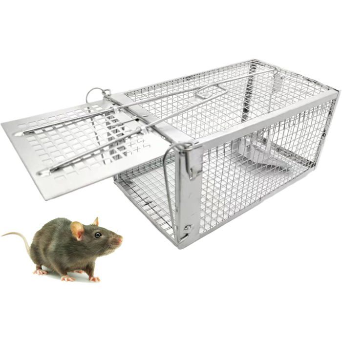 Fafeicy Piège à souris automatique haute sensibilité avec porte auto