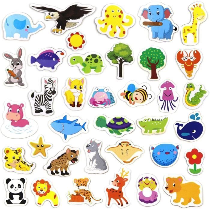 Little World 27 Magnet Frigo - Aimant Educatif - Aimant Pour Tableau Enfant Animaux Magnetique Cc775b95 1c23 439e A8f6 1f60897af23a