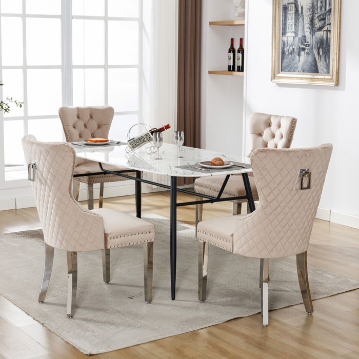 Fauteuil Nouveau Premium sense chaises de salle à manger (chaises de cuisine chaises de salon avec anneaux de porte uniques dans le