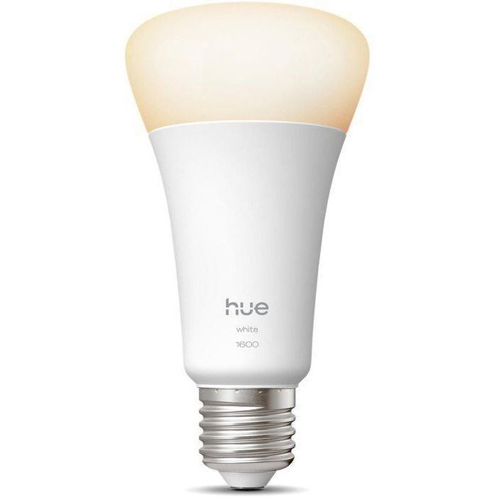 Ampoule LED connectée A67 - PHILIPS HUE - Lumière blanche chaude - 2700K - Culot E27 - 135 W - 1600 lumens