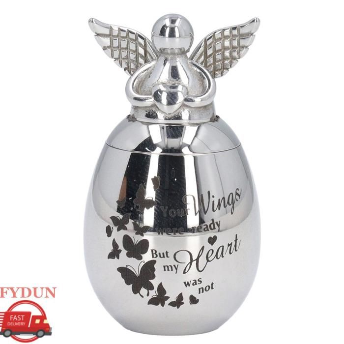 Comparer les prix de FYDUN Urne de crémation pour animaux de compagnie Urne Funéraire Pour Animaux De animalerie panier Imprimé Papillon grande taille