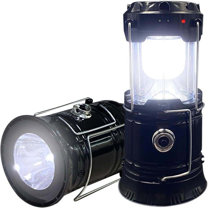 Lampe de camping rechargeable - BEARWIN - solaire led portable portable utilisation en camping extérieur lanterne à main robuste d