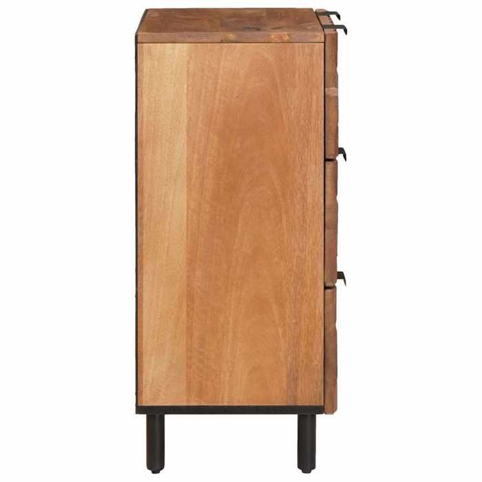 Marron Cabinet rangement Buffet/Commode (1 pc) Finition Acacia Brun 60x33x75 cm N3905