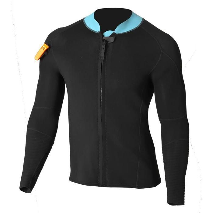 Top néoprène longe cote homme Ocean Step Optimizer 2/2mm Black Oil Blue
