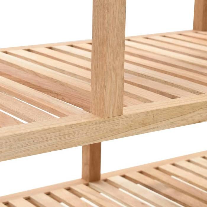 Magnifique Étagère de salle de bain Bois de noyer massif 100x40x65 cm - design polyvalent - pour maison - Beige 7.8 kg 2026_849204