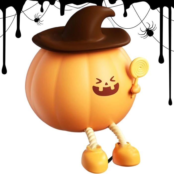 Lanterne citrouille dHalloween lampe automnale tactile à intensité variable et à minuterie darrêt automatique