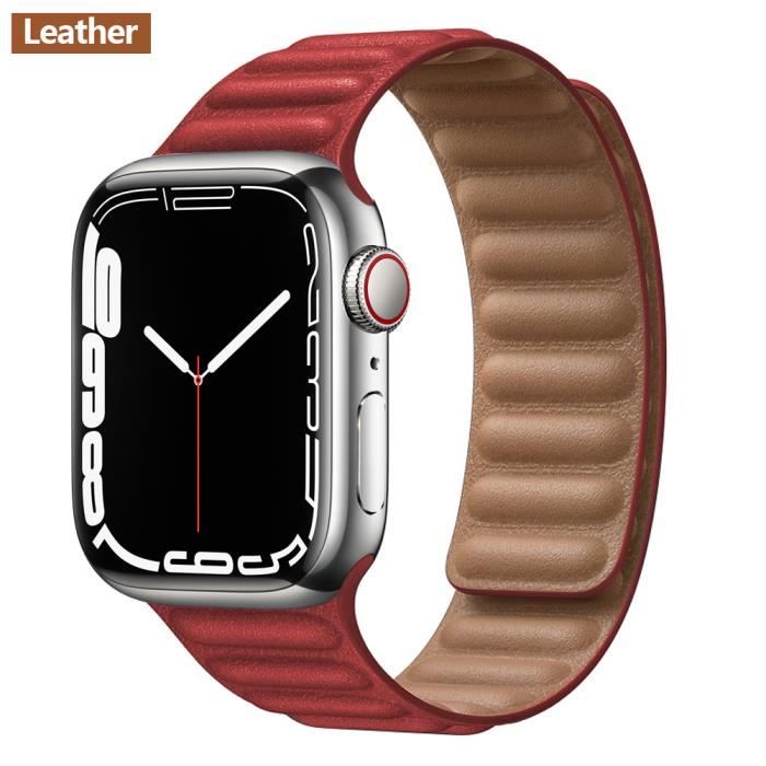 Bracelet apple watch 3 clearance 42mm cuir
