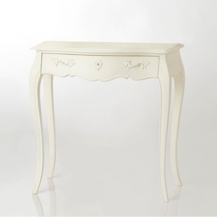 bureau murano - amadeus blanc - 80 cm x 40 cm x 80 cm - bois - meuble de bureau