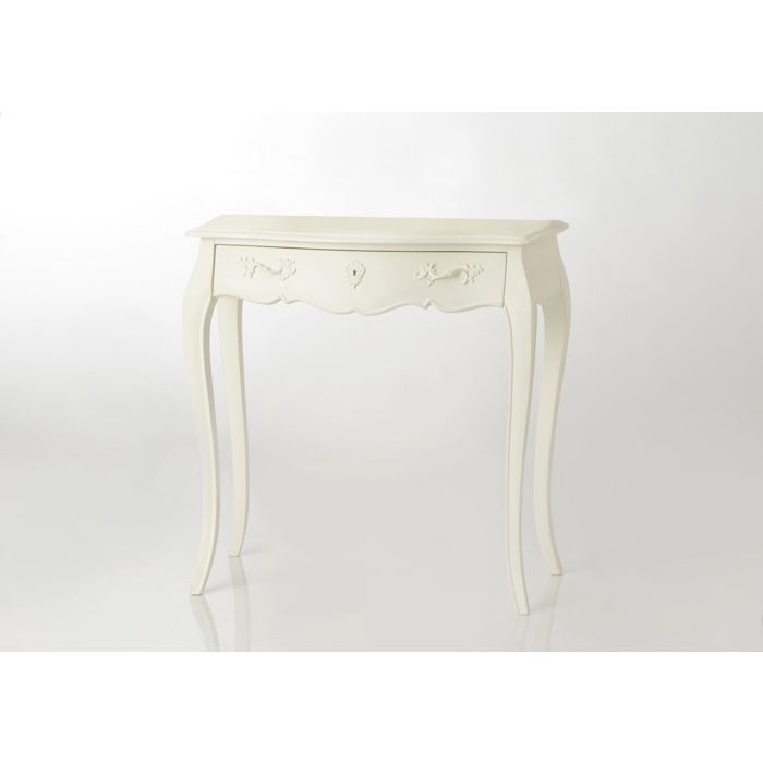 bureau murano - amadeus blanc - 80 cm x 40 cm x 80 cm - bois - meuble de bureau