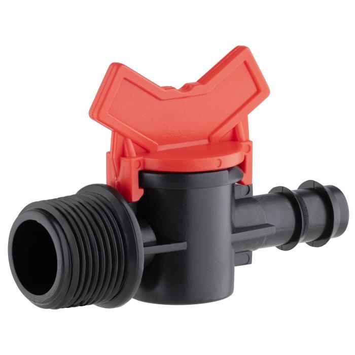 Lot De 10 Vannes Cannelées 16mm Pour Irrigation Goutte à Goutte - Soupapes D'Arrêt Suinga