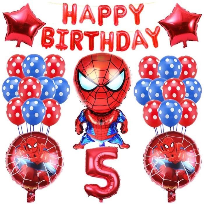 20 X PC 12" Spiderman Latex Ballon Fête Anniversaire Décoration