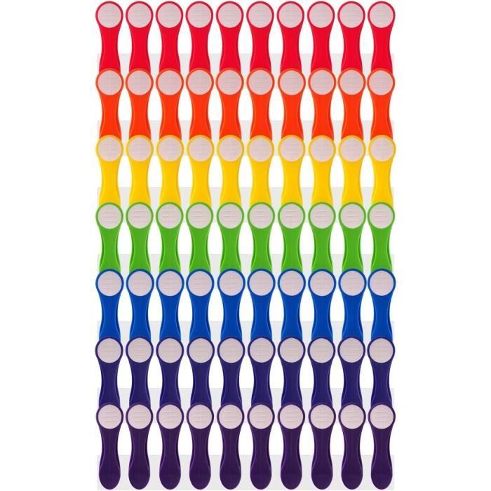 SPEEDWOX Lot De 20 Porte-clés Arc-en-ciel De 3,2 Cm Avec