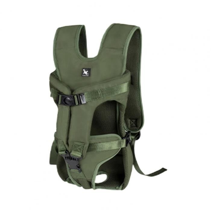 Armée Verte - S - Sac à Dos Polyvalent Réglable Pour Animal De Compagnie, Gril Oxford, Sac à Dos
