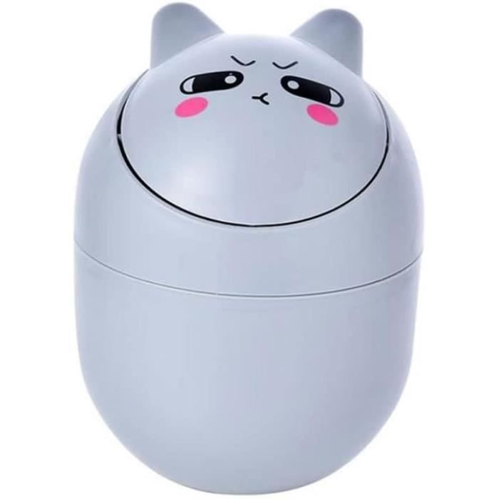 Toddmomy Mini Poubelle De Bureau Lapin Rose - Organisateur Mignon Pour Voiture Et Maison, Corbeille à Papier Cartoon