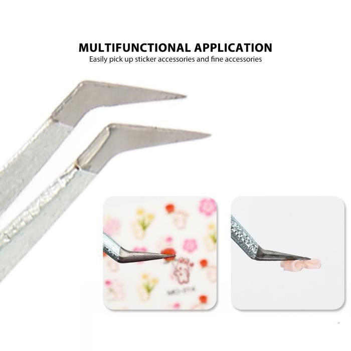 Lot De 5 Mini Pinces à épiler Précision - Parfaites Pour Bijoux, électronique Et Travaux Manuels