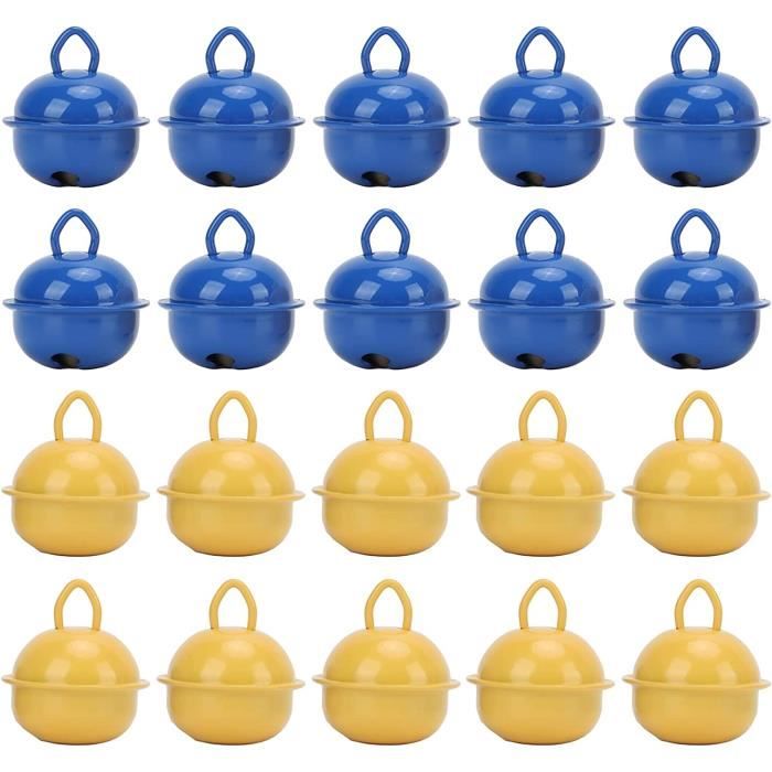 300pcs 10mm+15mm+20mm Petites Clochettes Grelots Dorés en Métal Tintements du Carillon